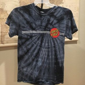 SANTA CRUZ TIE DYE TEE SHIRT